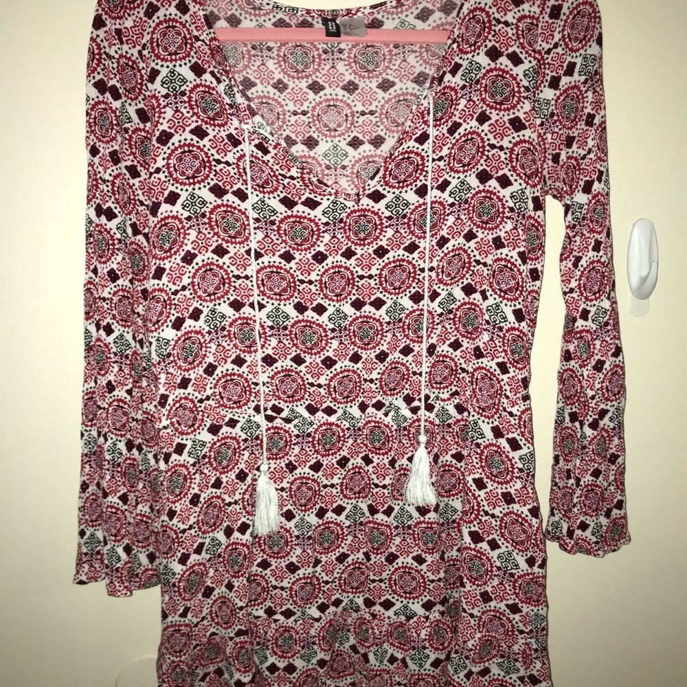 Patterned mini dress